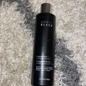 Monat Black shampoo conditioner